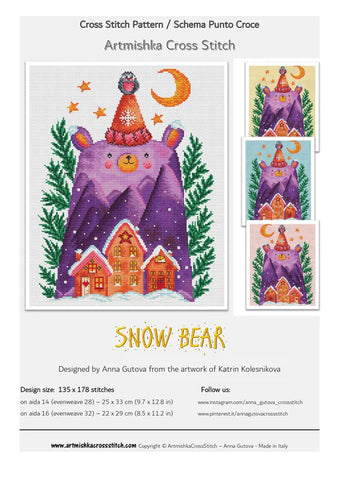 Snow Bear - Artmishka Cross Stitch