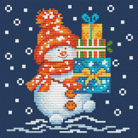 Snowman - Artmishka Cross Stitch