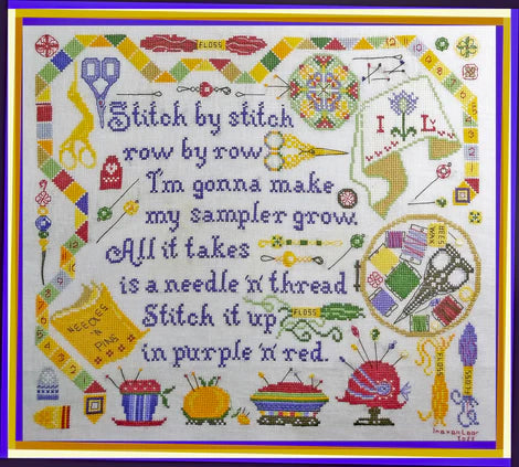 Stitch By Stitch Sewing Sampler - Tempting Tangles