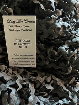 Primrose Halloween Night Rick Rack - Lady Dot Creates