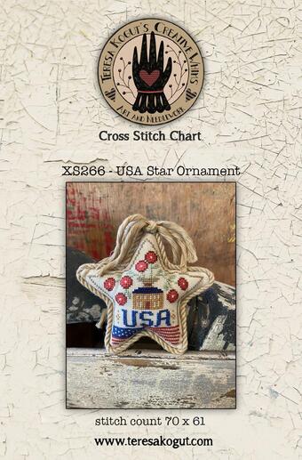 USA Star Ornament - Teresa Kogut