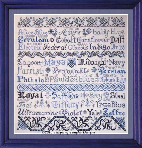 Broderie Bleue - Tempting Tangles