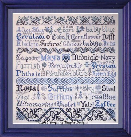 Broderie Bleue - Tempting Tangles