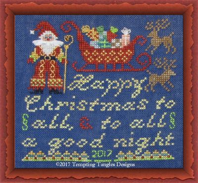 Happy Christmas To All Santa - Tempting Tangles