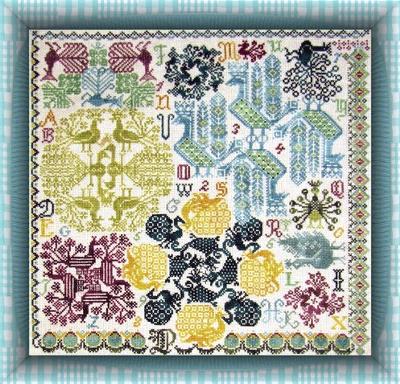 Peacock Pinwheels - Tempting Tangles