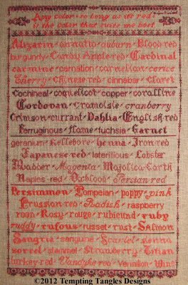 Samplings In Scarlet - Tempting Tangles