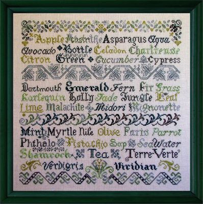 Verdant Variations: Monochrome In Green - Tempting Tangles
