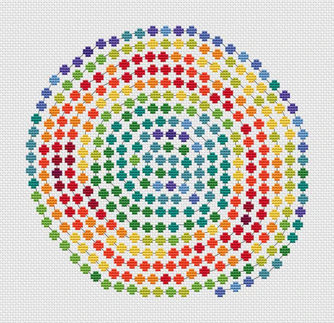 Temperature Circles - Artmishka Cross Stitch