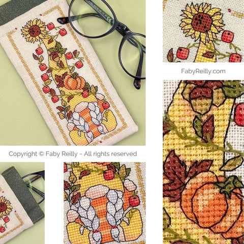 Thanksgiving Gnome Glasses Case - Faby Reilly Designs