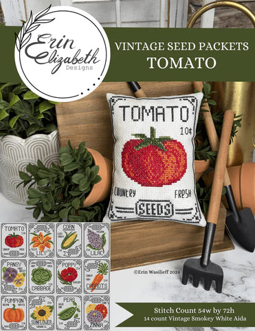 Vintage Seed Packets: Tomato - Erin Elizabeth Designs