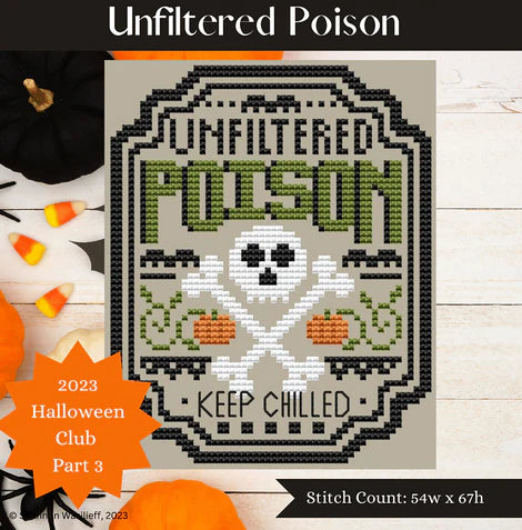 Unfiltered Poison: 2023 Halloween Club Part 3 - Shannon Christine Designs