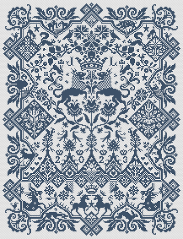 Soliloquy In Stitch - Long Dog Samplers