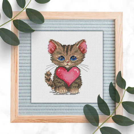 Valentine Kitty - Artmishka Cross Stitch