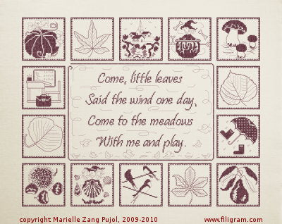 Come Little Leaves - Filigram