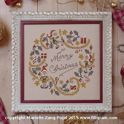 Elves Christmas Wreath - Filigram