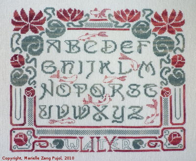 ABC "Art Nouveau" Water Lily - Filigram