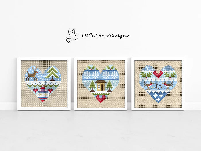 Festive Hearts - Little Dove Designs