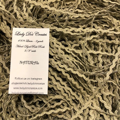 Natural Rick Rack - Lady Dot Creates