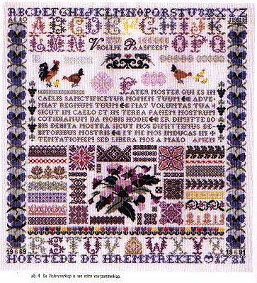 Pansies Sampler - Jan Houtman Designs