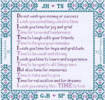 I Wish You Time - Jan Houtman Designs