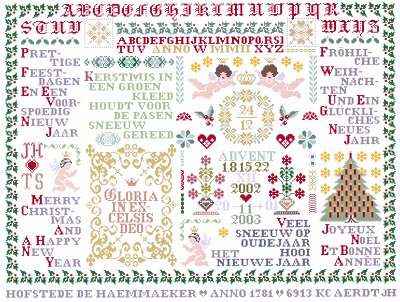 Christmas Wishes 2001 - Jan Houtman Designs