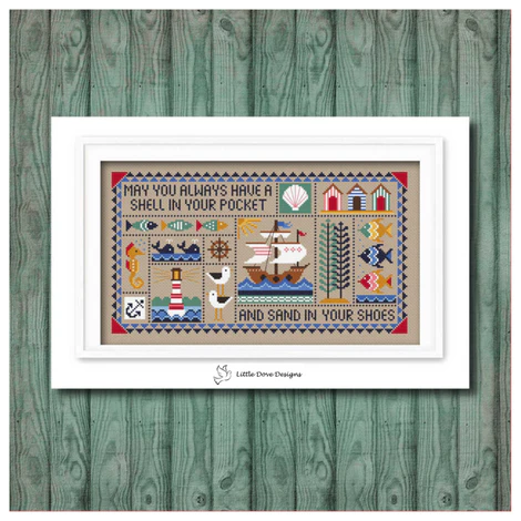 Life On The Ocean Wave - Little Dove Designs