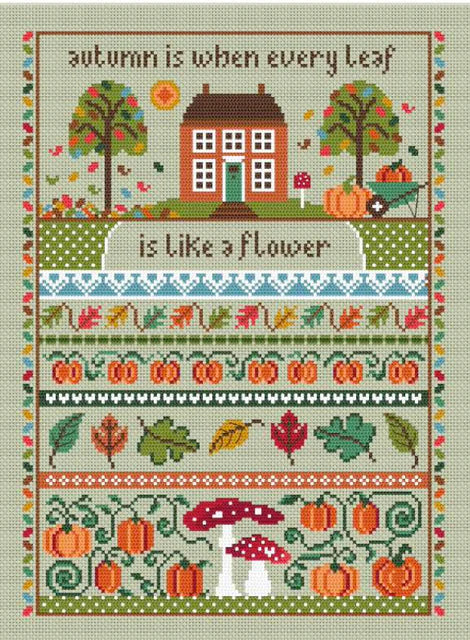 Pumpkin Cottage - Little Dove Designs