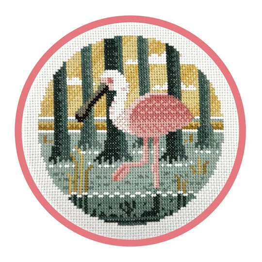 Roseate Spoonbill - Pigeon Coop