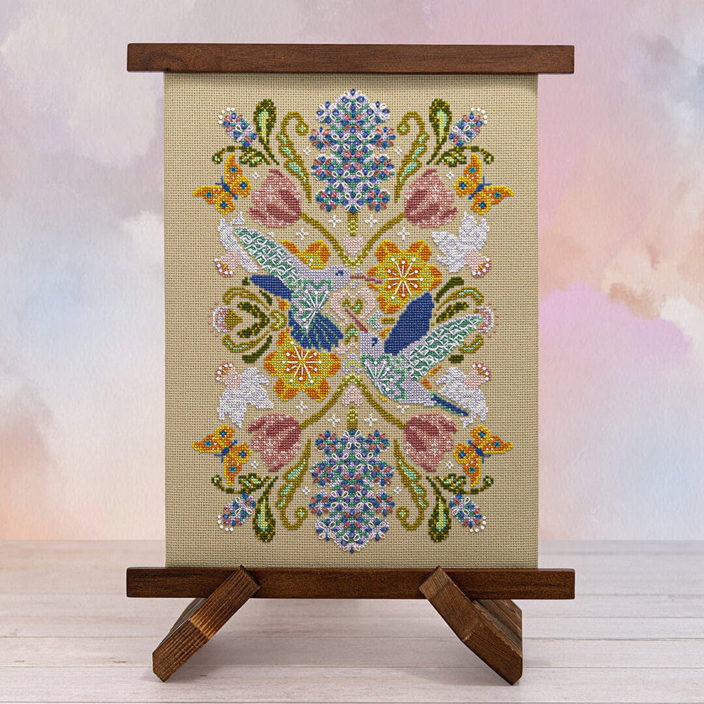 Spring Hummingbird Mandala - Counting Puddles