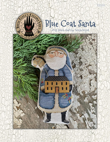 Blue Coat Santa - Teresa Kogut