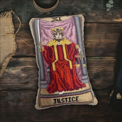 Cat Tarot XI: Justice - Dirty Annie's
