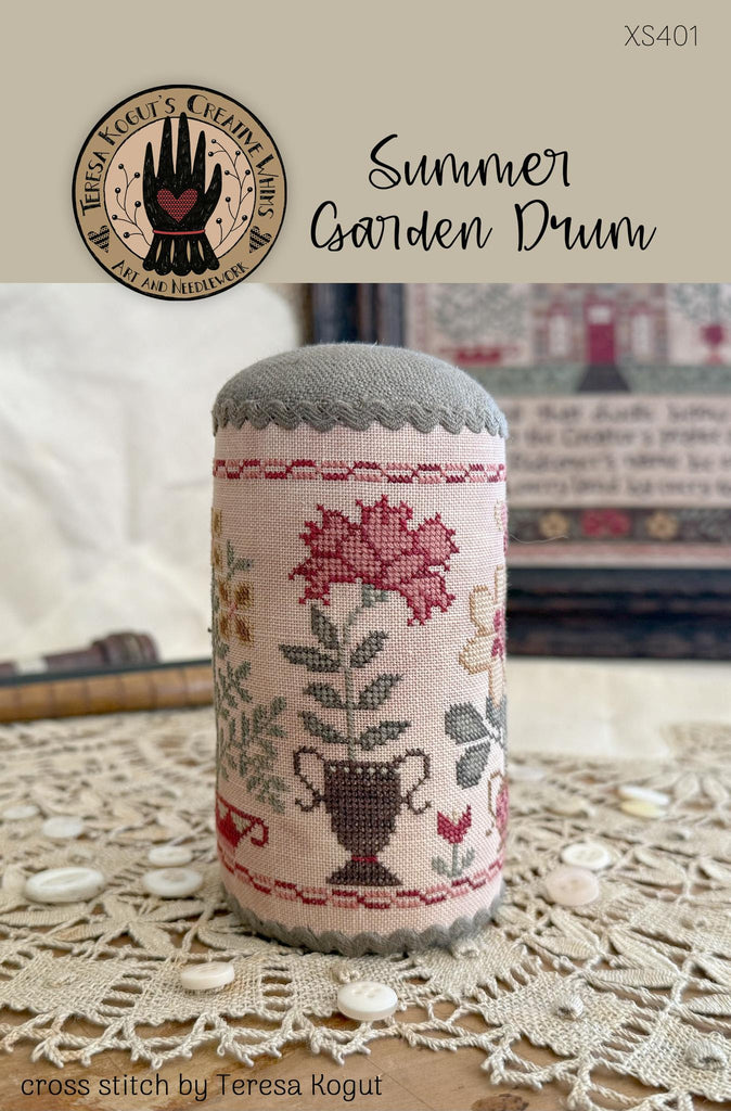 Summer Garden Drum - Teresa Kogut