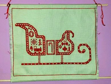 Tribal Sleigh - White Willow Stitching