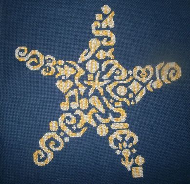 Stanley The Tribal Starfish - White Willow Stitching