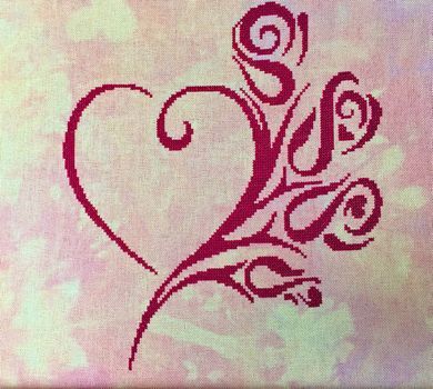 Tribal Love - White Willow Stitching