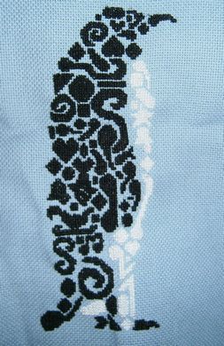 Tribal Penguin - White Willow Stitching