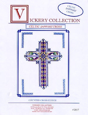 Celtic Sapphire Cross - Vickery Collection