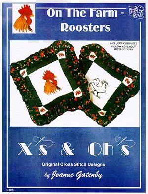 Rooster Pillows - Xs and Ohs