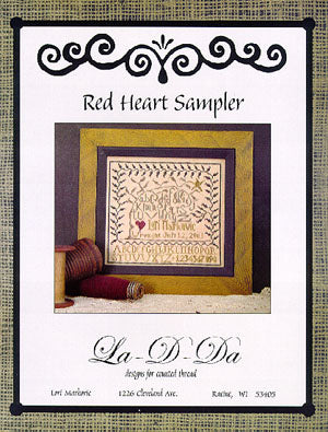 Red Heart Sampler - La-D-Da