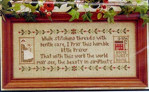 A Stitcher's Prayer - Little House Needleworks