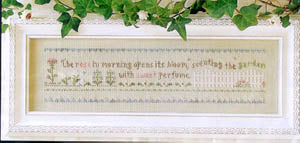 The Rose In Morning - Little House Needleworks