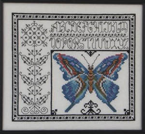 Blue Watercolor Butterfly - Rosewood Manor