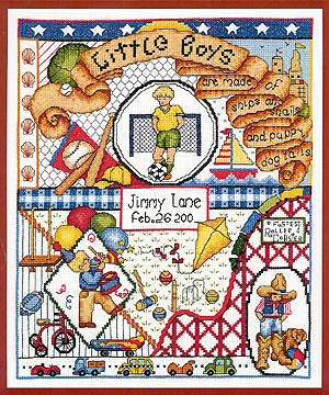 Little Boy's Are Made Of - Bobbie G. Designs