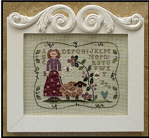 Curly Q Ewe - Little House Needleworks