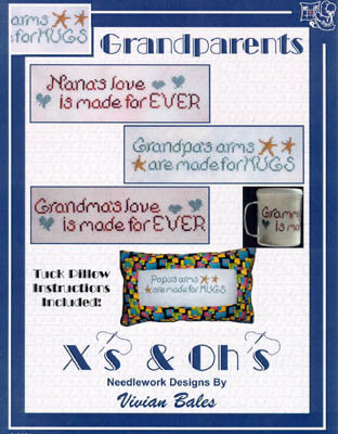 Grandparents Tuck Pillow - Xs and Ohs