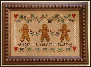 Gingerbread Trio - Little House Needleworks