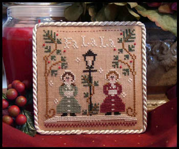 Ornament 1 - Fa La La - Little House Needleworks