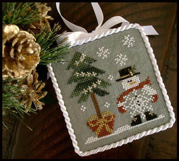 Ornament 3 - He's A Flake - Little House Needleworks