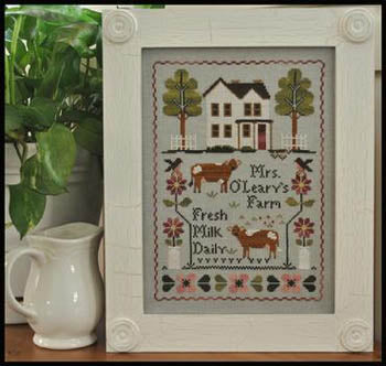 Mrs O'Leary's Dairy Farm - Little House Needleworks