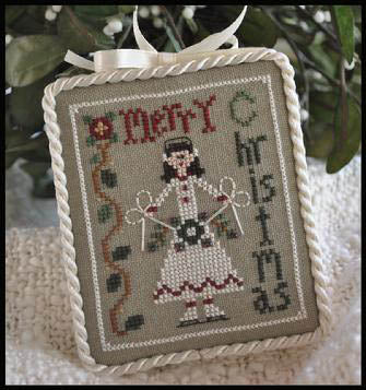 Ornament 7 - Merry Skater - Little House Needleworks